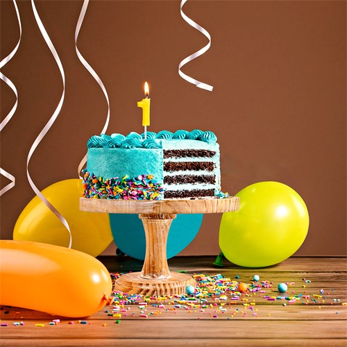 Wood Cake Plate with Wooden Base